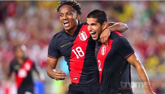 Luis Abram anotó el gol del triunfo de Perú en el amistoso ante Brasil.