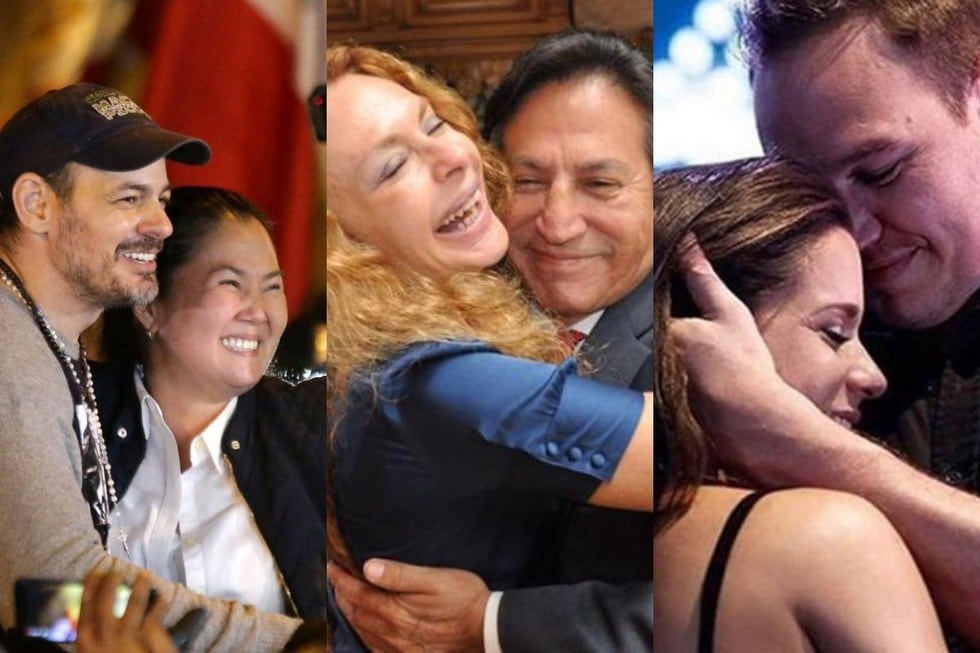 Estas son o fueron las relaciones más conocidas de la política peruana. (Agencias/ Redes sociales)