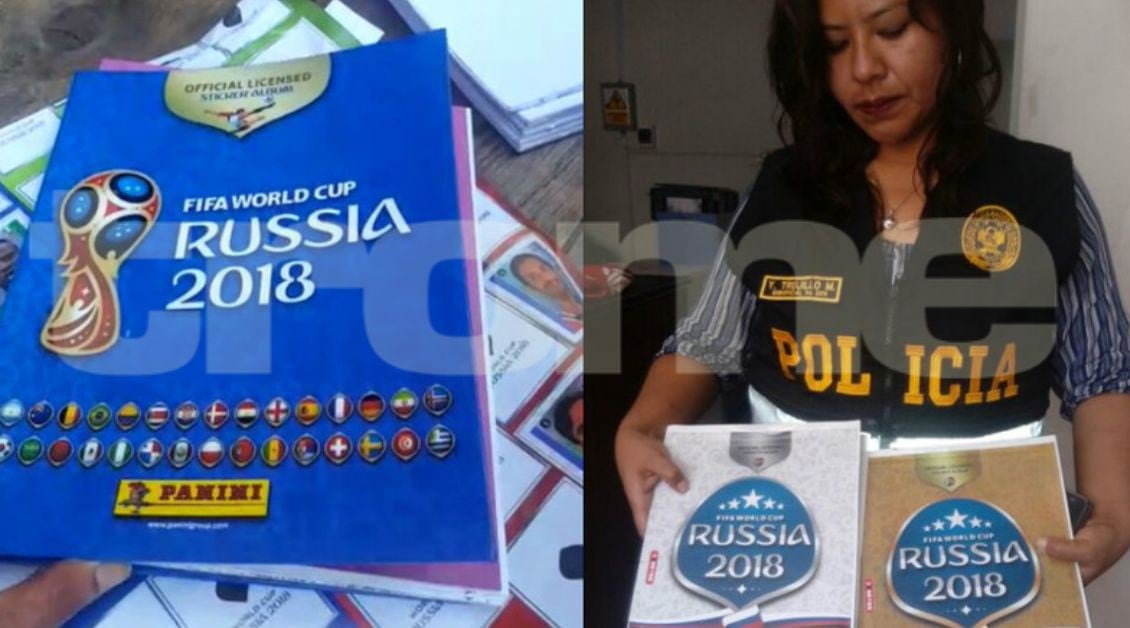 Álbum Panini del mundial Rusia 2018 era falsificado