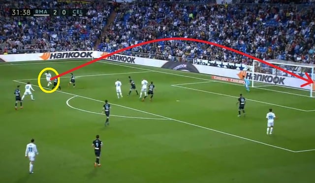 Isco Alarcón anotó soberbio gol de fuera del área en Real Madrid vs Celta de Vigo