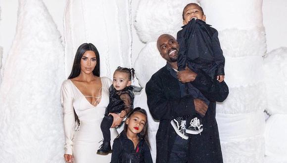 Kim Kardashian y Kanye West tienen cuatro hijos: Saint, North, Psalm y Chicago. (Instagram: @kimkardashian)
