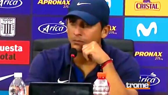 Guillermo Salas en conferencia de prensa (Fútbol en América)