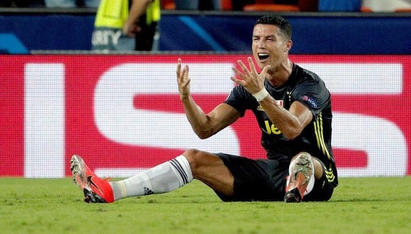 Cristiano Ronaldo y una expulsión que le salió cara en Juventus. (Foto: EFE)