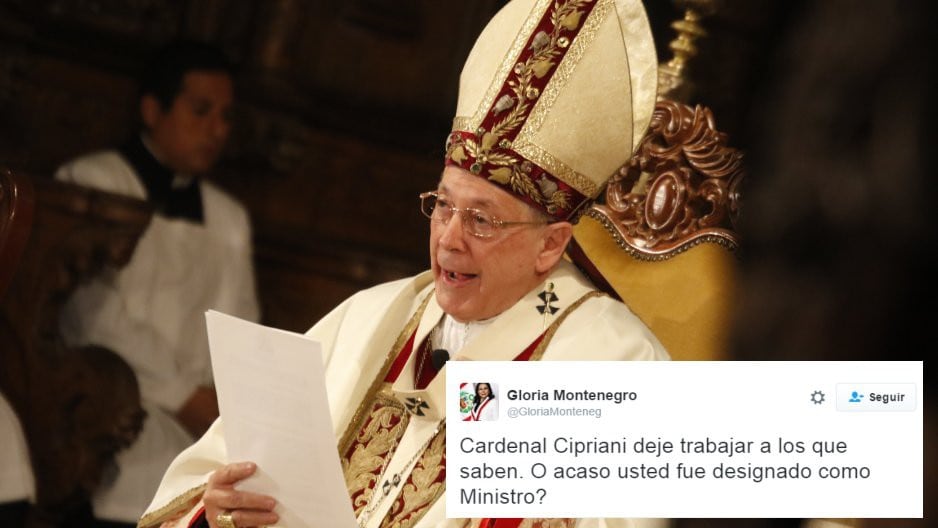 Parlamentarios criticaron al cardenal por llamar ‘respondonas’ a ministras.