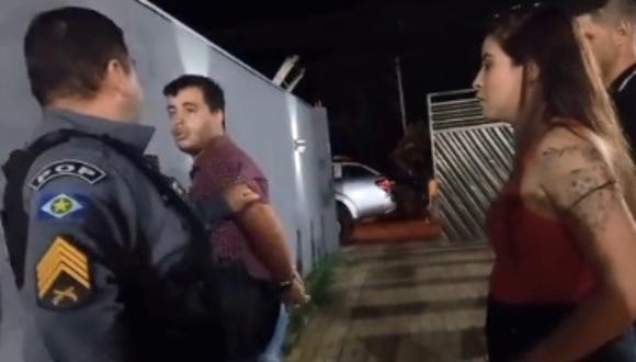 Un joven de Brasil simuló un operativo policial para pedirle matrimonio a su novia. (Foto: @luannabarcelos7 / TikTok)