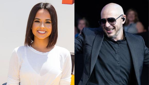 Becky G sobre su colaboración con Pitbull: “Tenemos una conexión bonita”. (AFP/ SUZANNE CORDEIRO y VALERIE MACON)