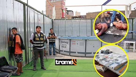 ‘Los Indestructibles de Grau’ fueron capturados por la policía en el Cercado de Lima. (Foto: Trome)