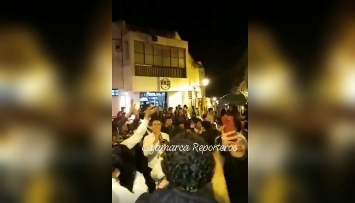 Video fue publicado por la cuenta de Facebook de Cajamarca Reporteros. (Foto: Captura)