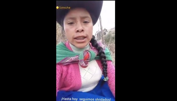 Soledad Secca de Cusco, más conocida como Solischa, exige nueva constitución