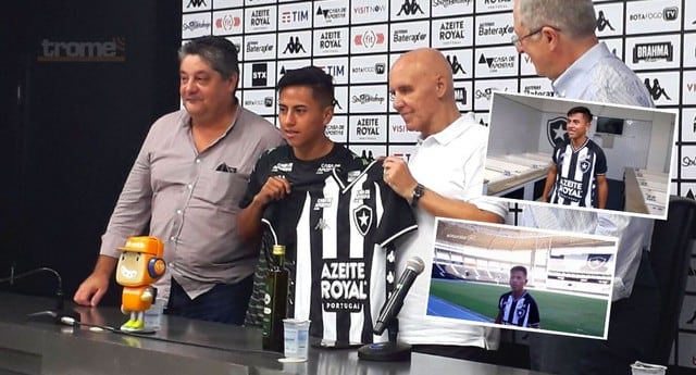 Alexander Lecaros fue presentado en Botafogo