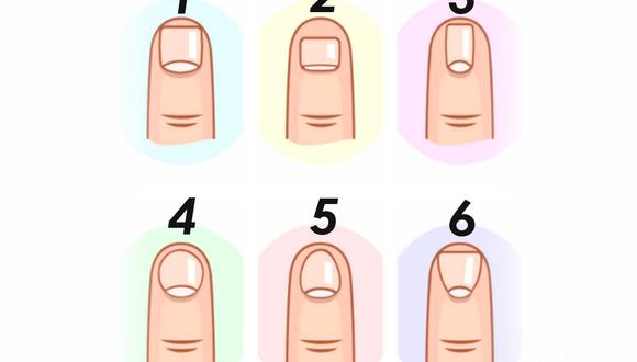 Elije 1 de las 6 imágenes de la forma de tus uñas para responder al test de personalidad. (Foto: namastest)