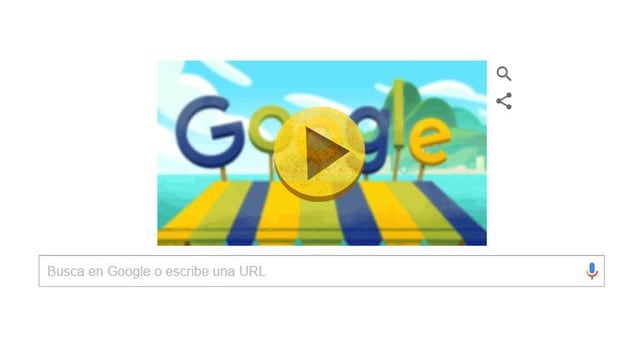 Google celebra con ‘doodle’ el inicio de los Juegos Olímpicos Río 2016.
