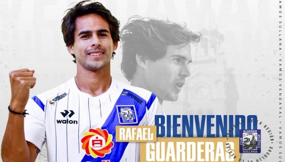 Rafael Guarderas vestirá su quinta camiseta en su carrera. Foto: @alianzasullana_.