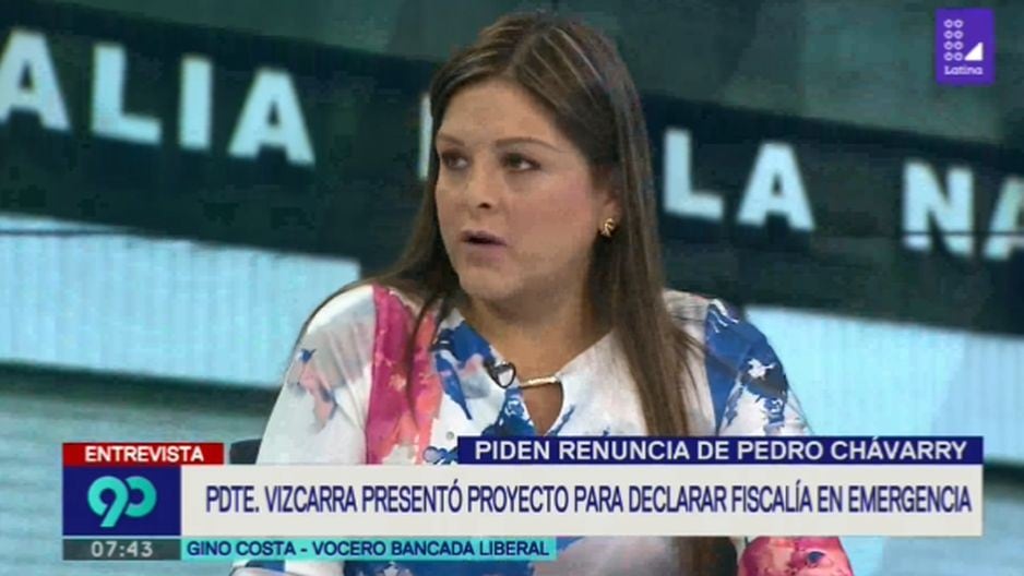 Karina Beteta: "Martín Vizcarra fue mal asesorado por Ministro de Justicia para enviar proyecto de ley"