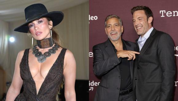 Jennifer Lopez no acompañó a Ben Affleck a la alfombra roja de ‘The Tender Bar’ por George Clooney. (Foto: Getty Images / Composición)