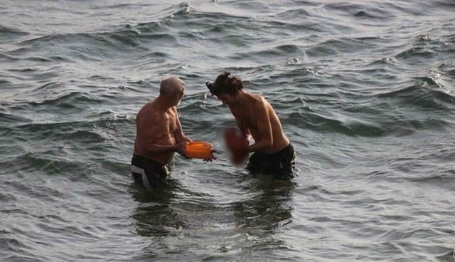 Mujer da a luz en el Mar Rojo. Foto: english.alarabiya.net