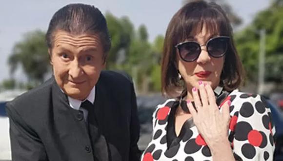 Los actores  Yvonne Frayssinet y Adolfo Chuiman en sus papeles de Francesca Maldini y Peter McKay