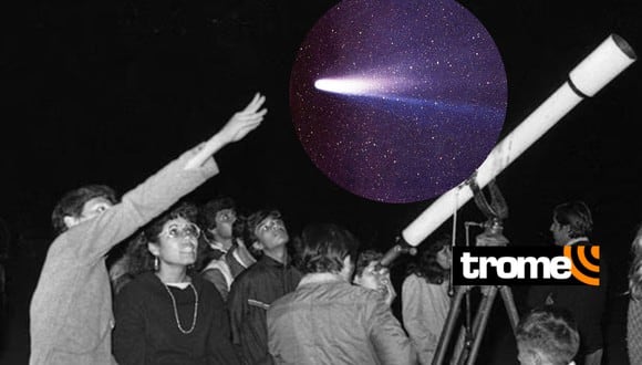 Miles de peruanos salieron de Lima para ver al cometa Halley en 1986. (Foto: Juvenal Alvarado / GEC Archivo Histórico)