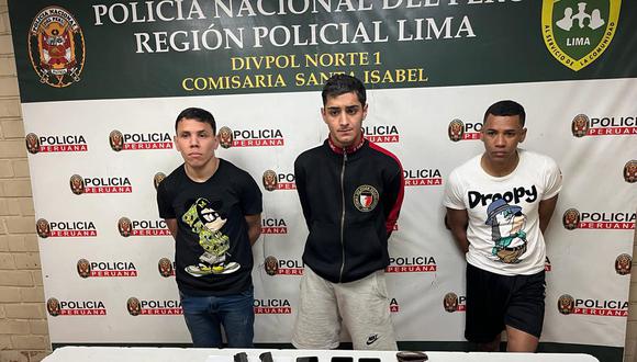 Detenidos fueron conducidos al Depincri Carabayllo.