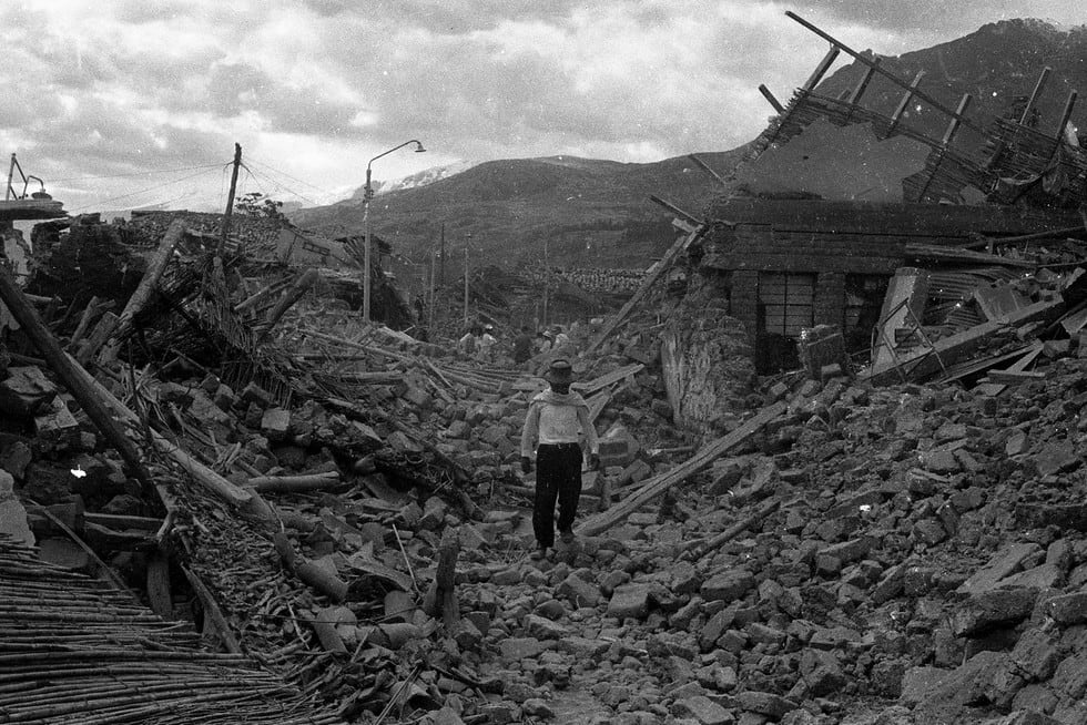 Terremoto de 1970. (Foto GEC Archivo Histórico)