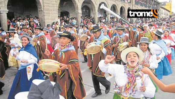 Carnavales en Ayacucho. Foto: Trome