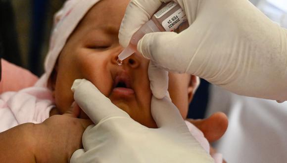 Polio en el Perú. Foto: AFP