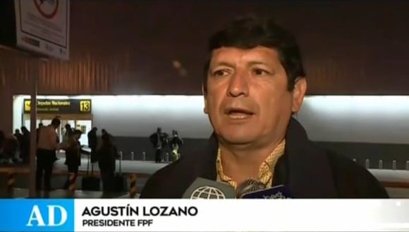 Agustín Lozano, Presidente de la Federación Peruana de Fútbol