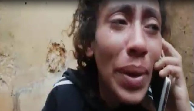 Vendedora de droga estalla en llanto al ser capturada y pide que no abandonen a sus hijos