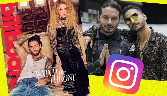 Instagram: Maluma y el inesperado mensaje de J Balvin tras protagonizar la portada de Billboard con Shakira