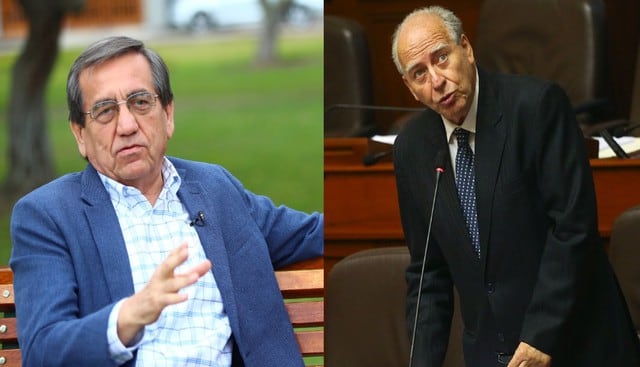 Manuel Dammert y Jorge Del Castillo se pelearon en el Congreso de la República. (Fotos: USI/Hugo Pérez)