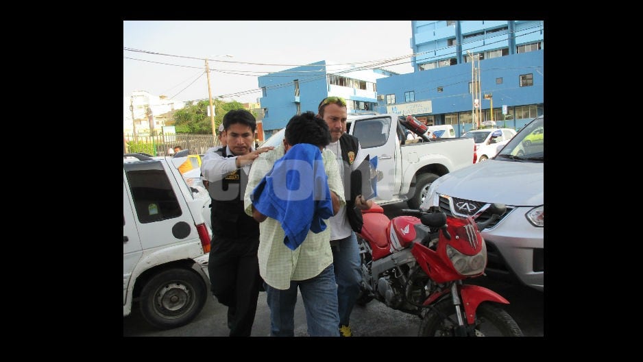 El efectivo Fredy Leguía Escurra fue detenido por recibir coima (Sandro Chambergo)