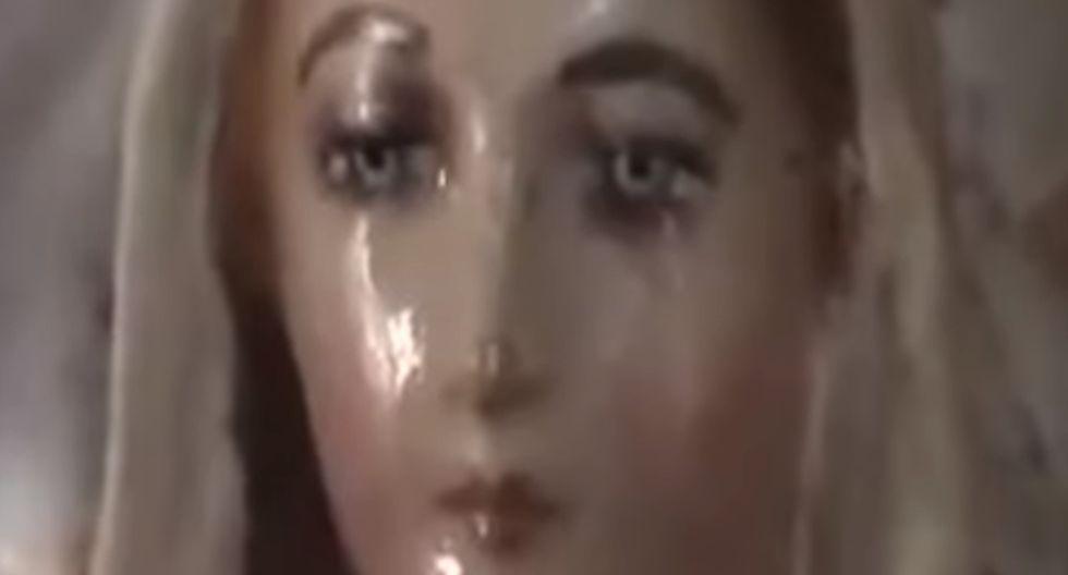 La virgen que llora fue un psicosocial elaborado por la dictadura de Alberto Fujimori. (YouTube)