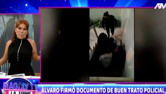 Magaly Medina se indignó por el trato de la policía con Sofía Franco. (Magaly Tv. La Firme)