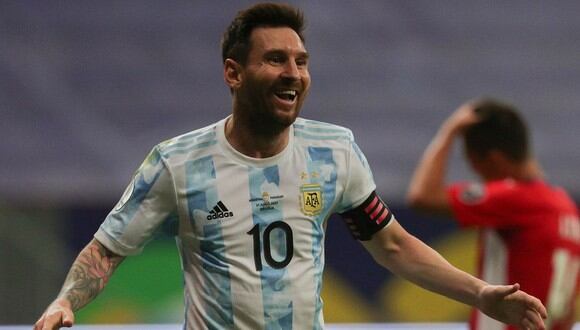Lionel Messi comparte su felicidad en la selección de Argentina. (Foto: EFE)