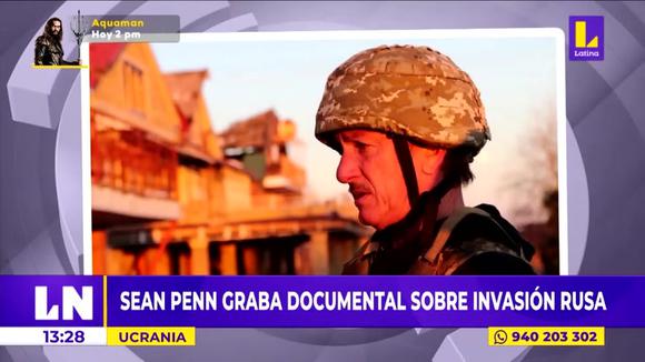 Actor Sean Penn went to Ukraine to film a documentary and fled to Poland.