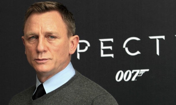 Daniel Craig está harto de interpretar de James Bond. Foto: AFP