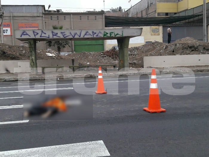 Hombre murió atropellado en la Panamericana Sur por escapar de asaltante