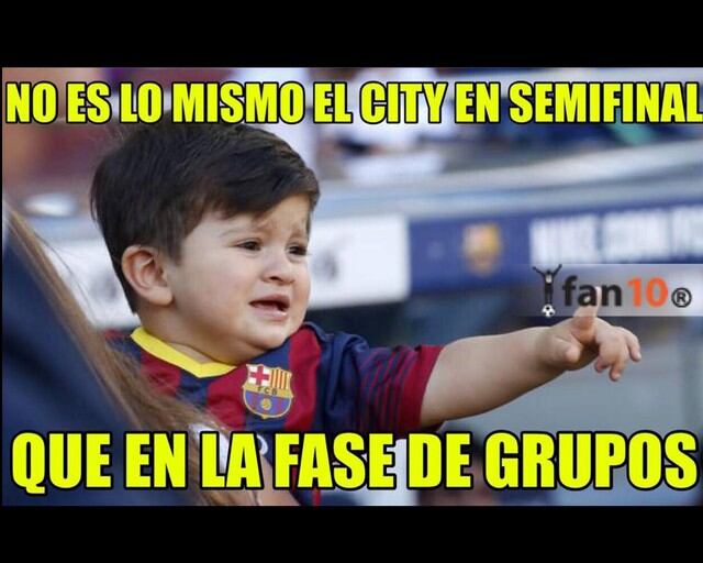 Memes del Barcelona vs. Manchester City por la fecha 4 de la Champions League. (Fotos: memedeportes.com/memegoal/Fan10)