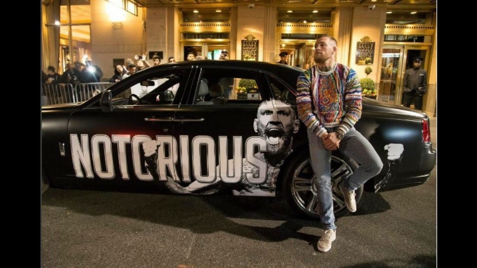 Los Rolls Royce parecen ser los autos preferidos de McGregor. (Instagram Conor McGregor)