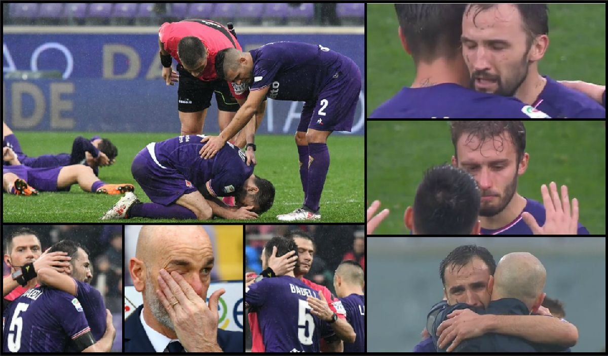 Fiorentina llora muerte de Davide Astori: Lágrimas en primer partido sin el capitán conmueve al mundo