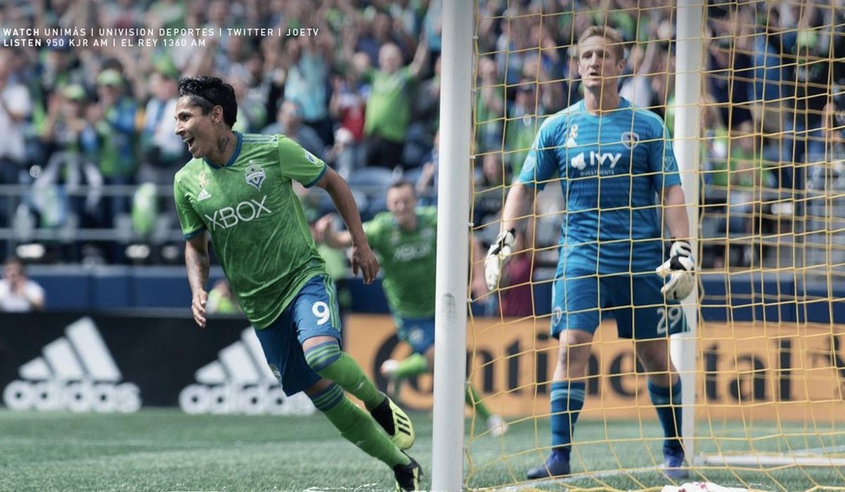 Raúl Ruidíaz: Gol en el Seattle Sounders vs Kansas City por la MLS