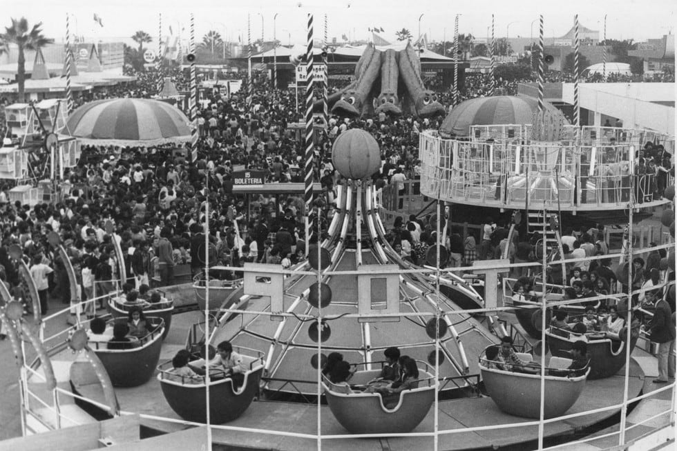 La Feria del Hogar nace en julio de 1966 como un anexo de la Feria Internacional del Pacifico, con la orientación de ser un lugar de esparcimiento para las familias que aprovechaban para visitarla durante las vacaciones escolares de mitad de año. (Foto: GEC Archivo)