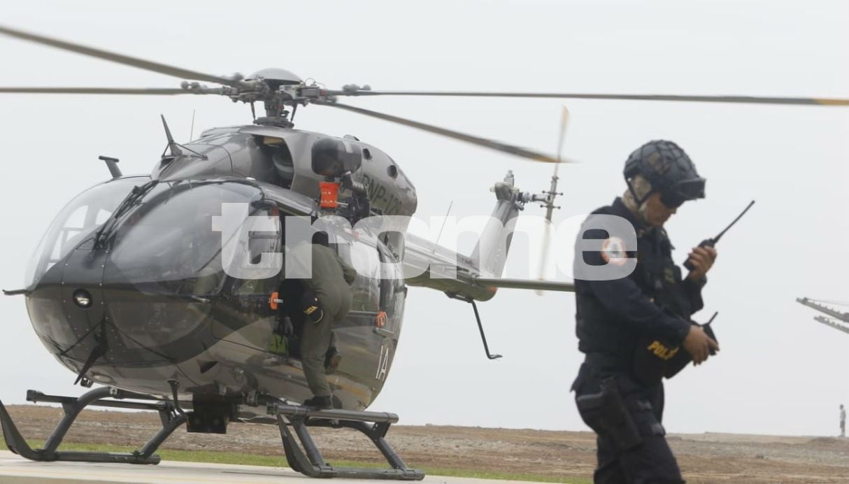 Policía sortea patrullaje aéreo para tres afortunados. Foto: Miguel Bellido