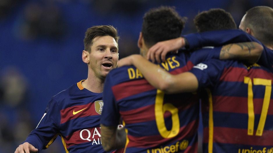 Barcelona pasó a cuartos del final de la Copa del Rey. (AFP)