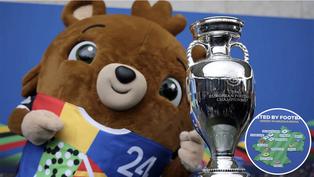 Presentan el trofeo de la Eurocopa en el Estadio Olímpico de Berlín