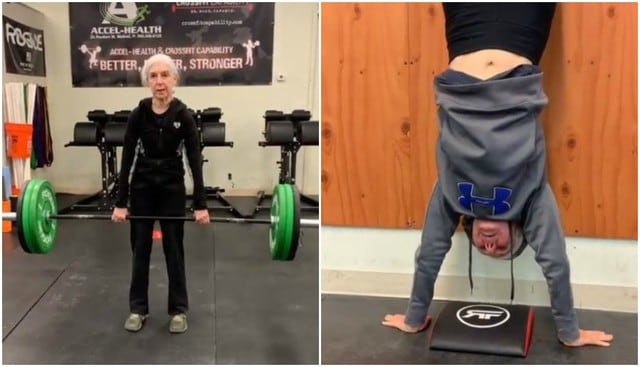 Lauren Bruzzone es una mujer que tiene 72 años que se hizo tendencia tras lucir su habilidad para el levantamiento de pesas. (Foto: Instagram/mrjames_cpt)
