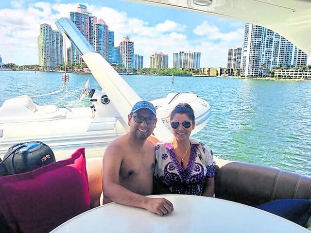 Disfruta de su embarazo en Miami al lado de su pareja Christian Uribe, gerente de programación de Latina. Dice que solo ‘Dios sabe por qué hace las cosas’, luego de los malos momentos que vivió.
