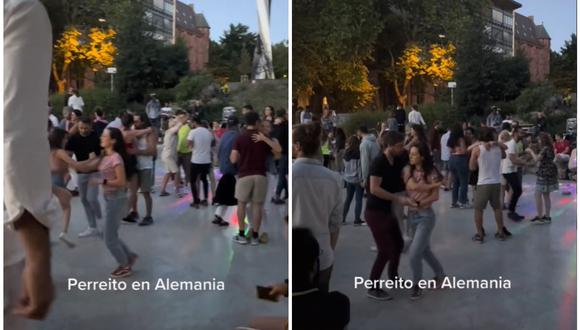 Personas bailando reggaetón de forma extraña en Alemania se hacen viral en TikTok. (Foto: @garymaby / TikTok)
