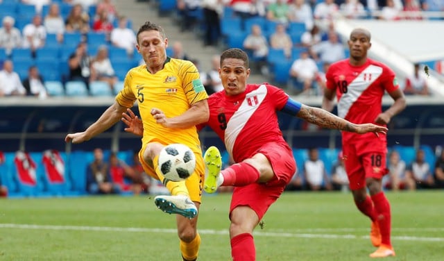 Gol de Paolo Guerrero Perú vs Australia Triunfazo en Rusia 2018 | Gol de André Carrillo