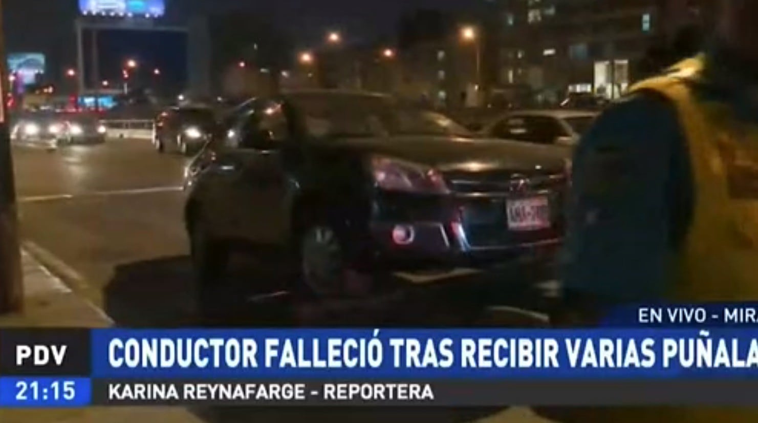 Conductor asesinó a taxista porque le cerró el paso. (Captura TV)